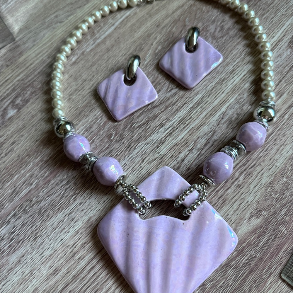 Elegant Lavender Jewelry Set